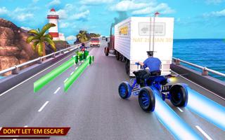 Light ATV Quad Bike Police Chase Traffic Race Game screenshot 3