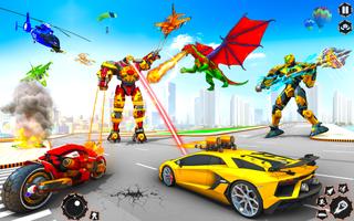 Flying Dragon: Robot Car Games capture d'écran 3