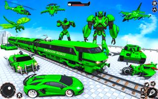Flying Dragon: Robot Car Games capture d'écran 2