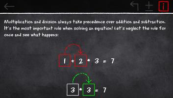 x=1: Learn to solve equations captura de pantalla 3