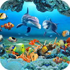 Koi Fish Live Wallpaper 3D آئیکن