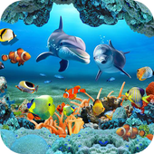 Koi Fish Live Wallpaper 3D icon