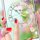 Flower Clock Live Wallpaper أيقونة