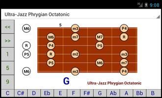 DG Escalas para Guitarra Poster