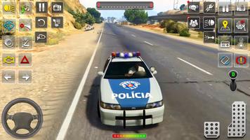 jogo de carro de policia Cartaz