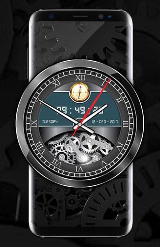無料で 贅沢 時計 アナログ 時計 ライブ 壁紙 無料 2018 アプリの