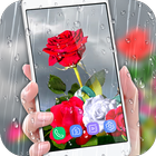 Flower Clock Live wallpaper–HD icon