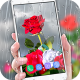 Flower Clock Live wallpaper–HD icône