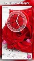 Red Rose Love Live Wallpaper imagem de tela 2