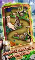 Match 3 Fantasy Quest: Hero Story الملصق