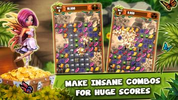 Match 3 Jungle Treasure capture d'écran 2