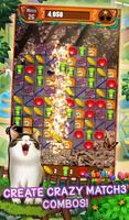 Match 3 - Pet Paradise Party تصوير الشاشة 3