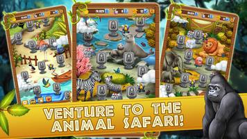 Bubble Shooter Quest - Animal Safari Adventure الملصق