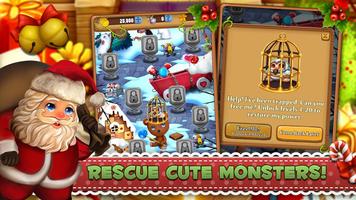 Christmas Bubble Shooter: Santa Xmas Rescue captura de pantalla 1