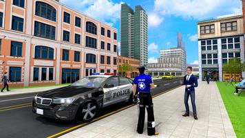 Police Car Games Cop Simulator Affiche