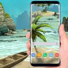Ocean Beach Live Wallpaper HD icon