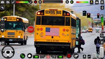 School Bus Driving Game 2024 اسکرین شاٹ 1