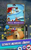 Bingo Quest Winter Wunderland Garten Plakat