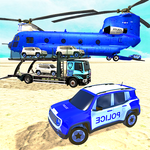 Police Car Transport Truck:New Car Games 2020 icon