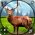 Deer Hunting Sniper Shooting Game Hero 2020 icône