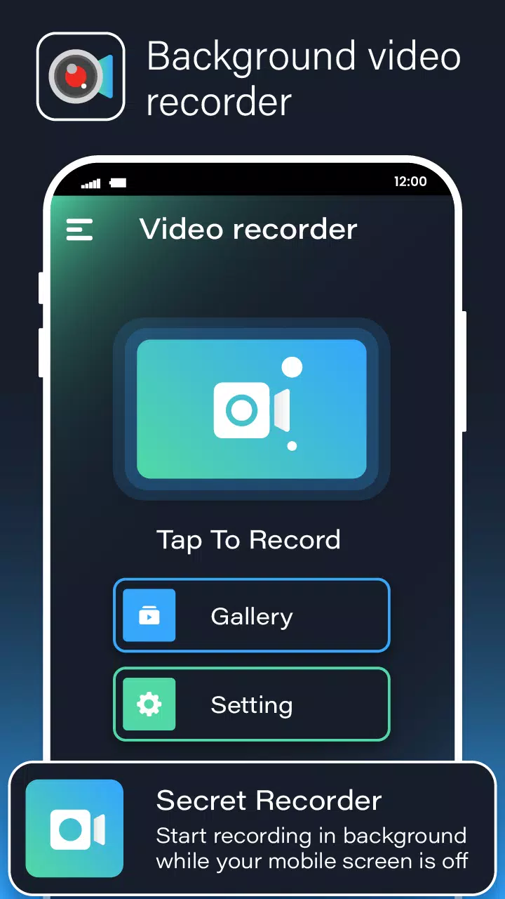 Background Video Recorder là một trong những ứng dụng ghi video nền Android được đánh giá cao và được sử dụng rộng rãi. Tải ứng dụng này để có được những trải nghiệm tuyệt vời khi ghi lại màn hình thiết bị của bạn. Chất lượng video sẽ khiến bạn cảm thấy hài lòng và ứng dụng hoàn hảo khi sử dụng.