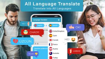 Sprachübersetzer-App Plakat