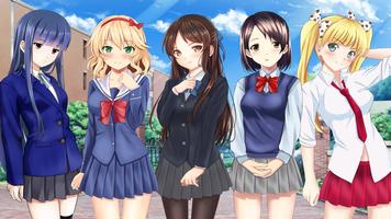 Anime High School Girl 3D Sim تصوير الشاشة 1