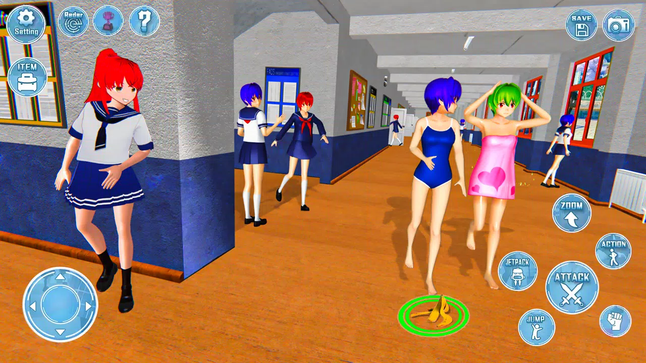 Anime High School Girl Love Story - High School Girl Life Sim 3D SAKURA  School Simulator Game for Kids - Yumi High School Anime Games 2023 - Anime