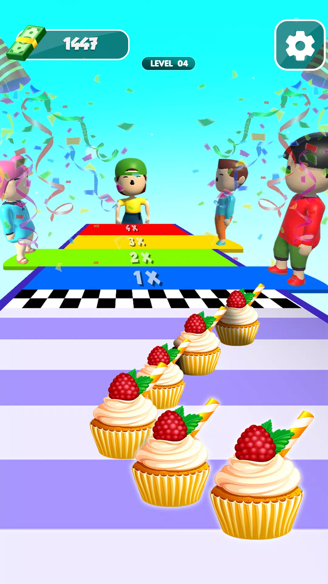 蛋糕堆 3D 甜甜圈蛋糕游戏