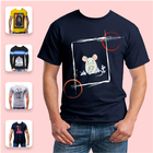 Man T-Shirt Fashion Photo Edit 图标