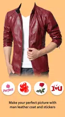 Man Leather Coat Photo Editor XAPK download
