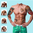 Six Pack Tattoo Body Photo Edi ikon