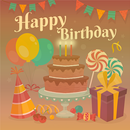 Birthday Song With Name, Age Calculator,Photo Cake APK