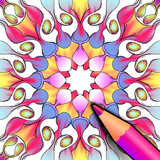 Colour Surreal Mandala Book icon