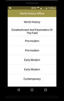 World history - offline syot layar 1