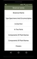 Botanical names capture d'écran 1