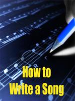 How to write song poster