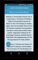 Learn commodity trading imagem de tela 2