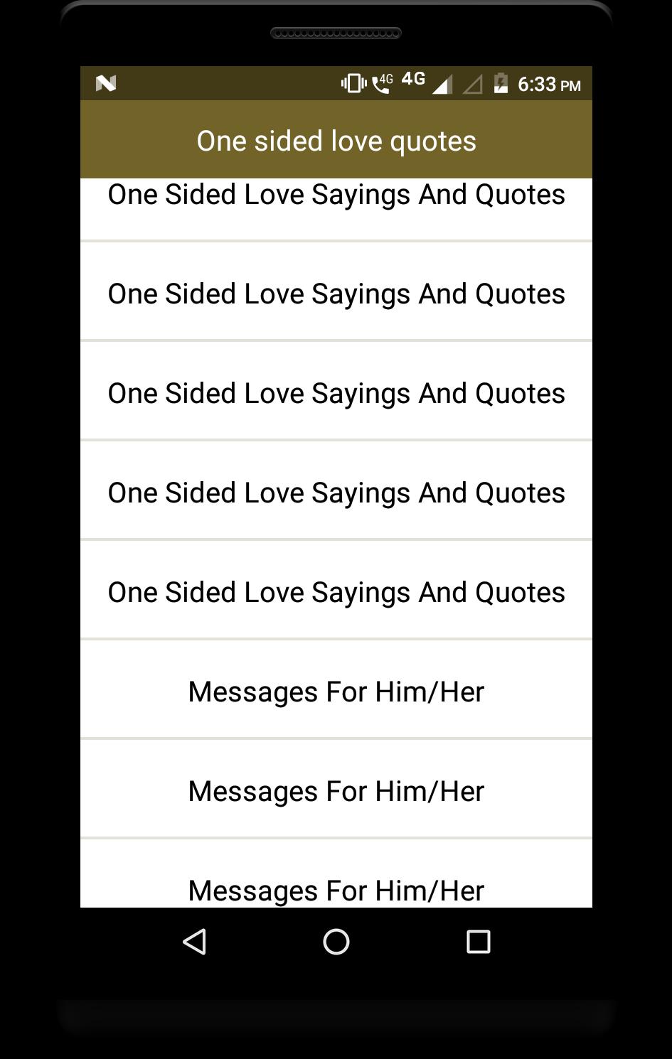 One Sided Love Quotes For Android Apk Download