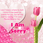 Apology and sorry messages آئیکن