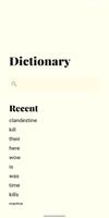 Dictionary 海报