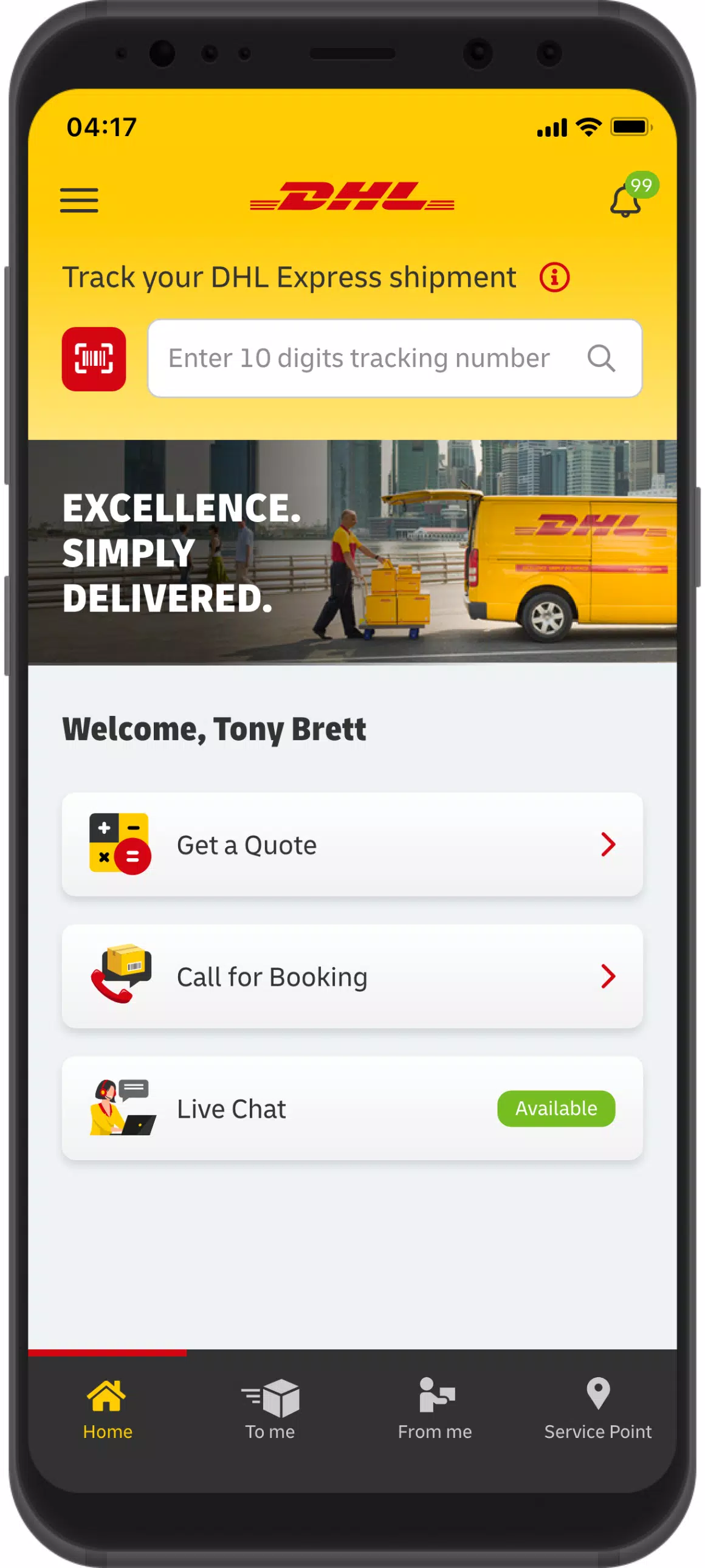 DHL Express for Android - APK Download
