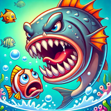 игры про акул - рыбы едят иконка