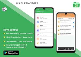 Gallery For WhatsApp and WA File, Media Manager Affiche