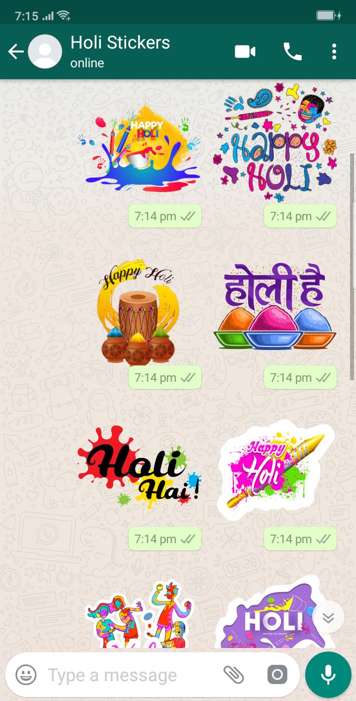 Holi Stickers For Whatsapp For Android Apk Download