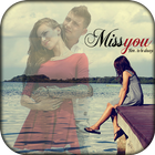 آیکون‌ Miss You Photo Frame