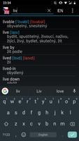 Czech-English offline dict. screenshot 2