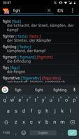 German - English offline dict. screenshot 2