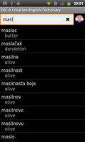 برنامه‌نما Croatian-English offline dict. عکس از صفحه