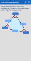 Calculadora de triángulos Cartaz